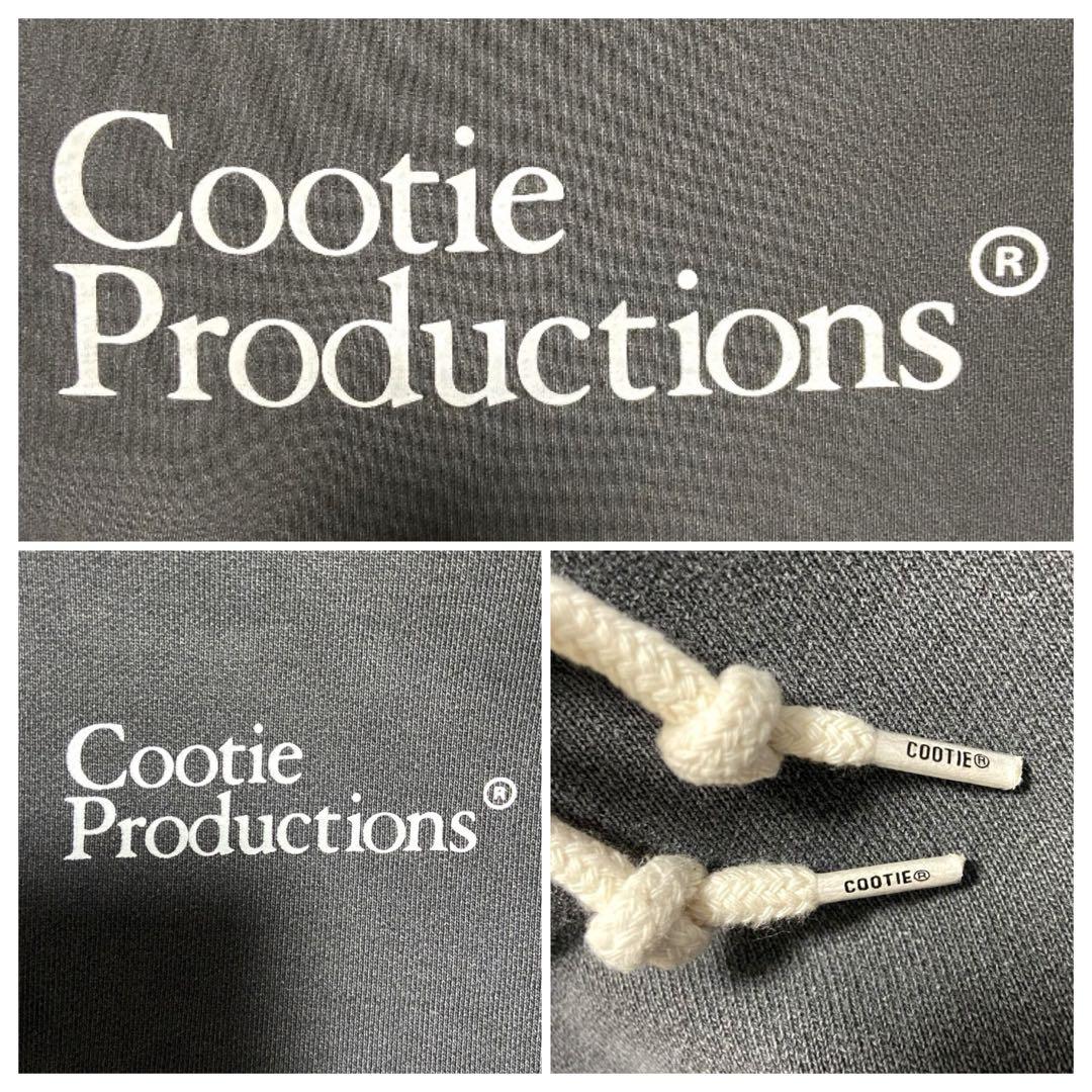 【希少XL・肉厚生地】COOTIE ピグメント ダイ パーカー 炭黒 降谷建志