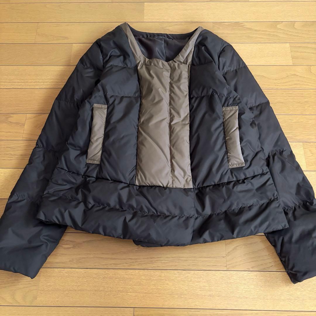 SENSOUNICO センソユニコ ダウンジャケット ノーカラー バイカラー