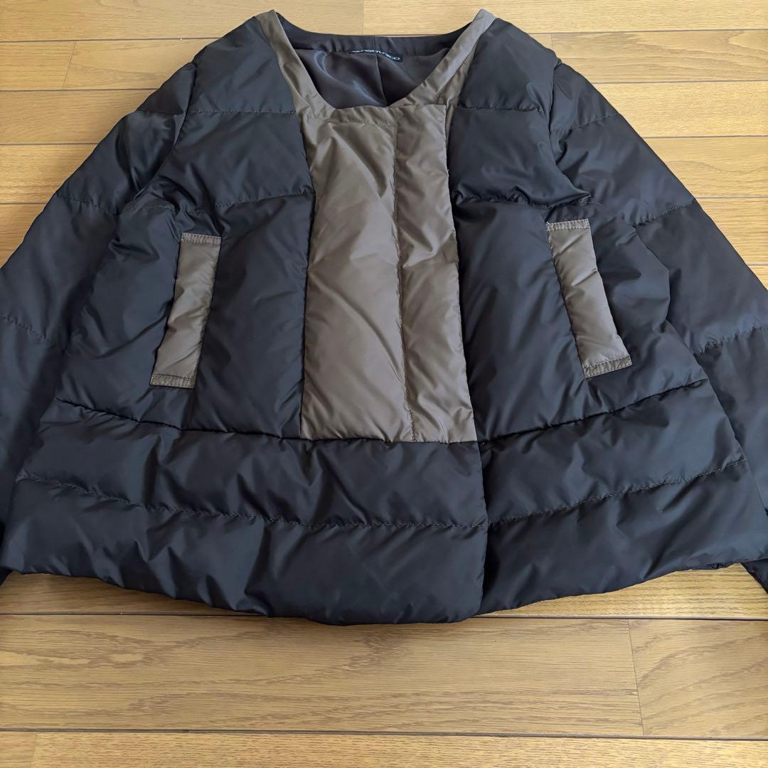 SENSOUNICO センソユニコ ダウンジャケット ノーカラー バイカラー