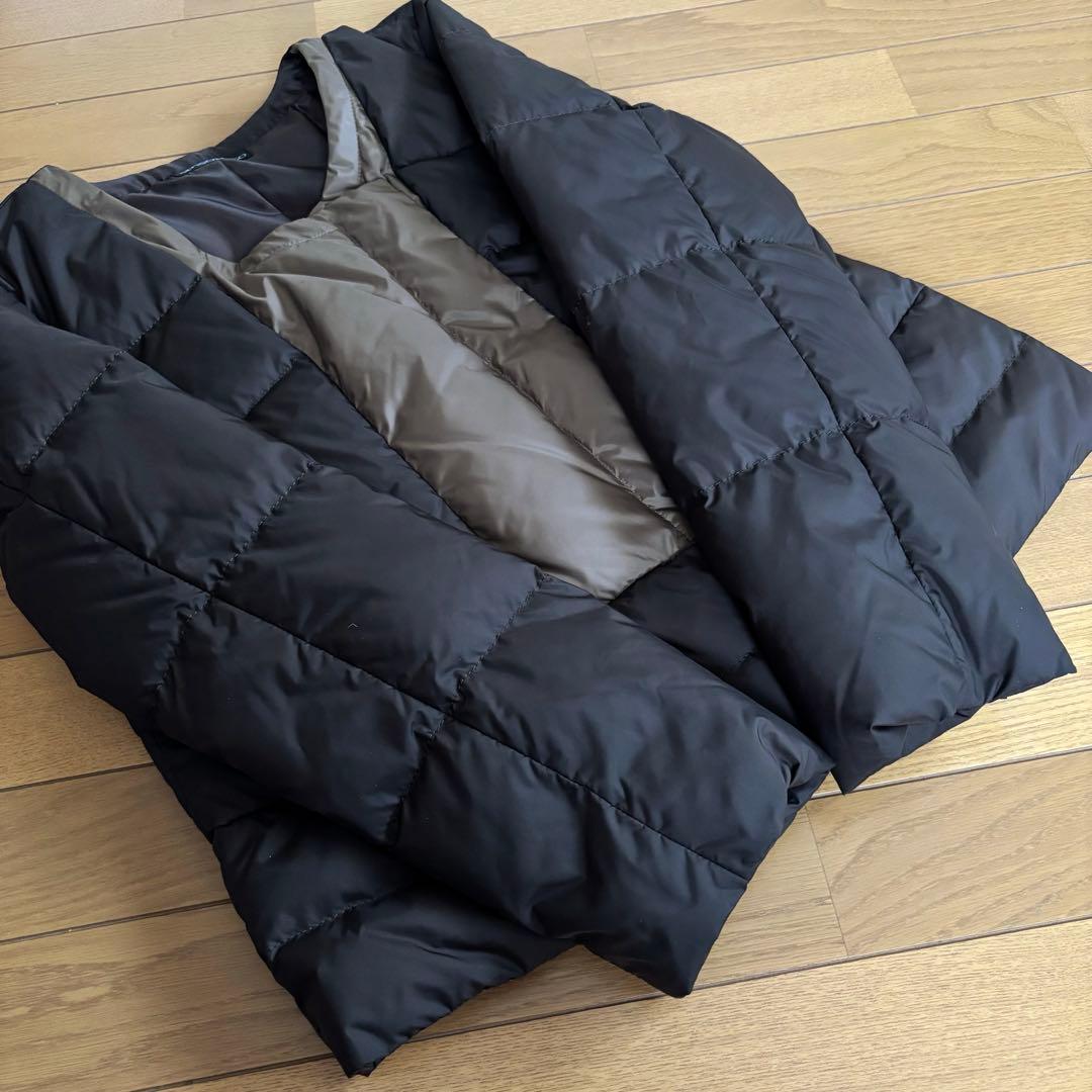 SENSOUNICO センソユニコ ダウンジャケット ノーカラー バイカラー