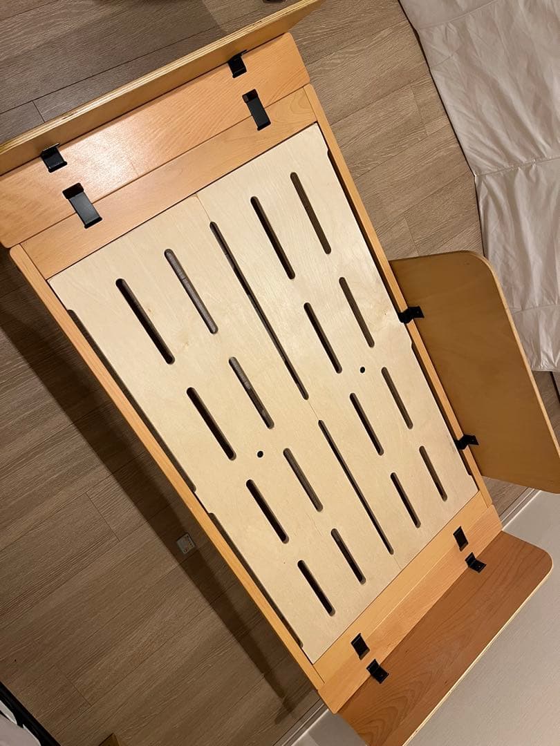 HOPPL bebed kids 子ども用ベット(延長ボード＋マットレス付き)