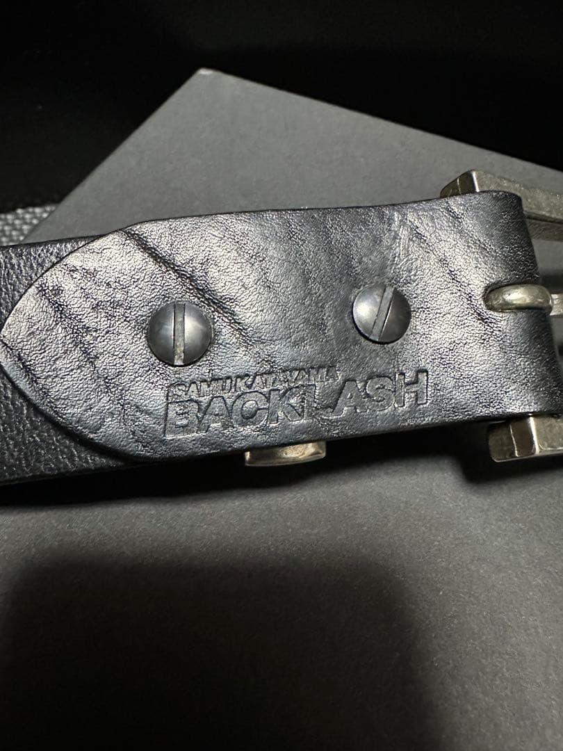 BACKLASH イタリアンダブルショルダー シワ加工　プルアップ ベルト
