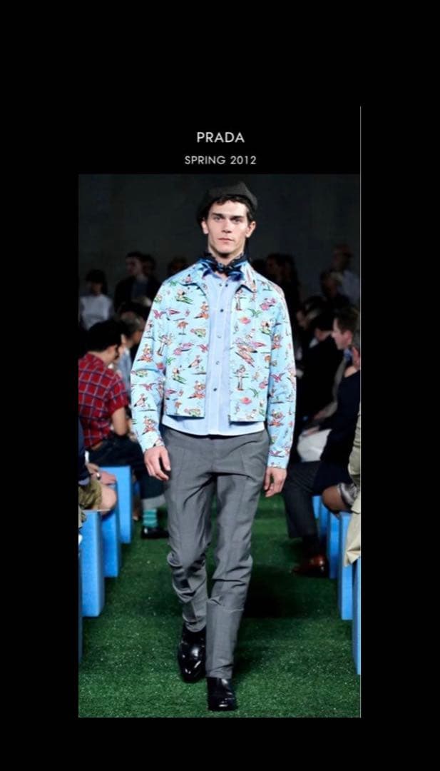 ぬ*る様 Prada 12ss surf print jacket