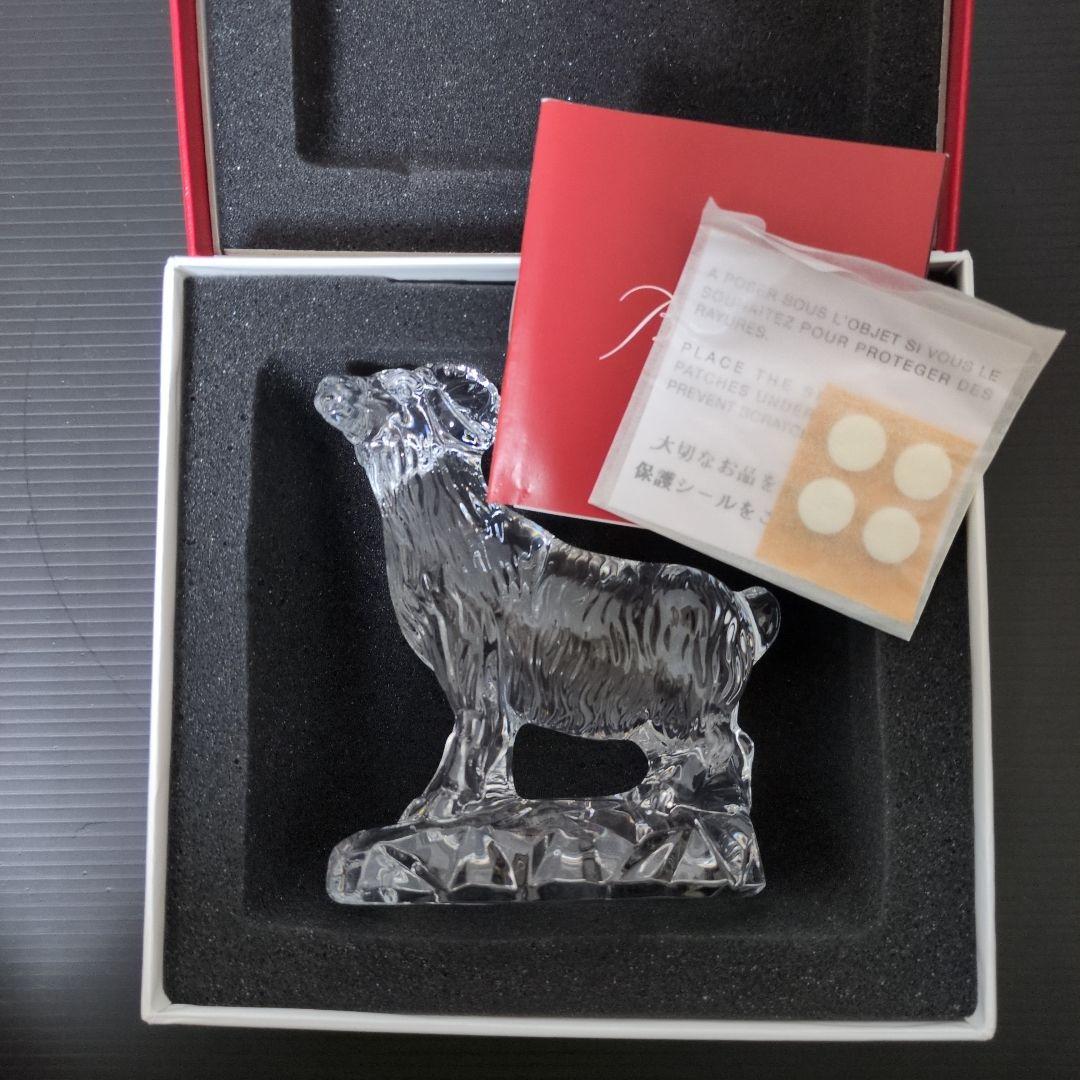 【未使用級】Baccarat バカラ山羊 羊 未 クリスタル 置物