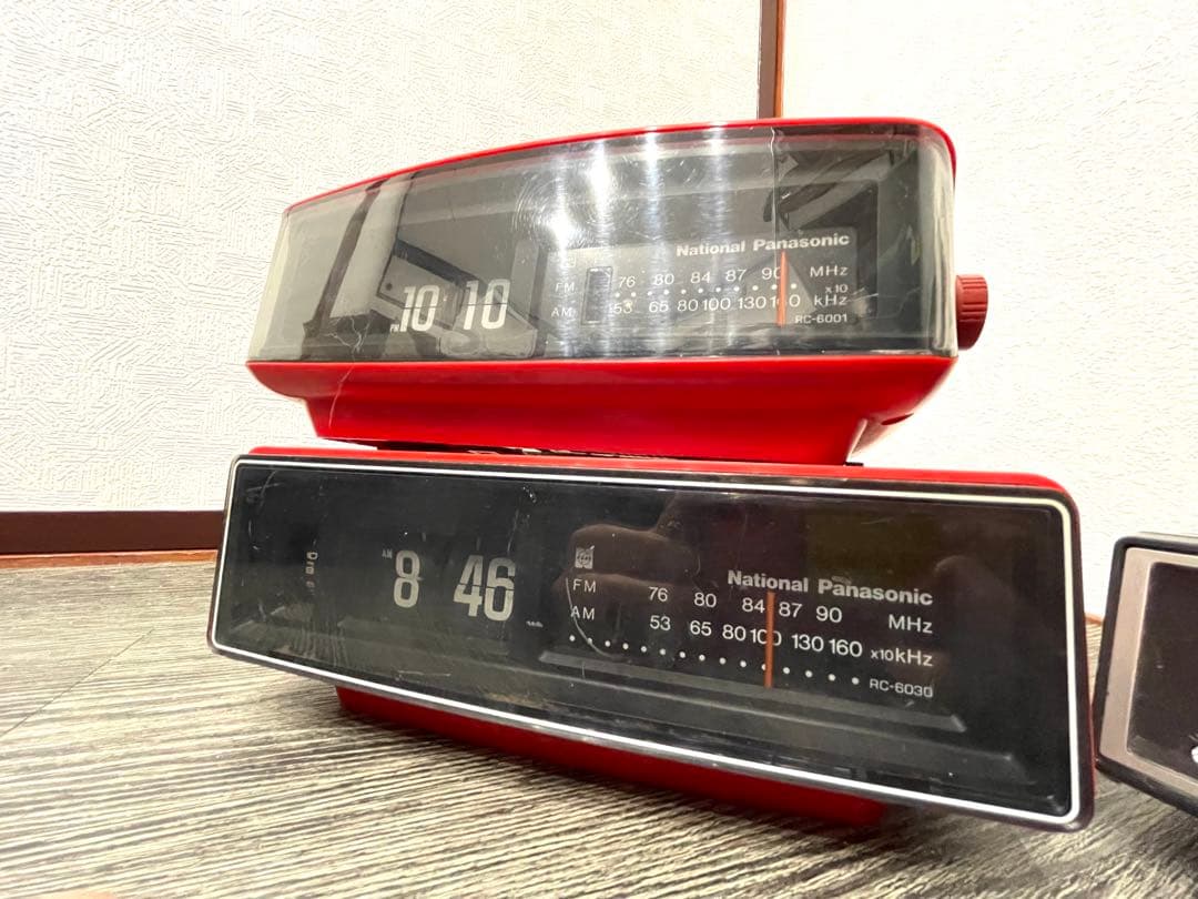 パタパタ時計　ジャンク品　まとめ売り　SONY SANYO National