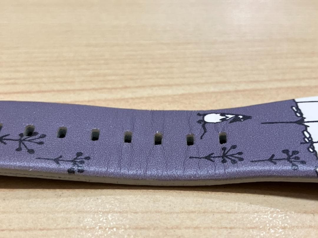 値下げ！美品電池交換2025.3月スナフキンムーミン　スマートキャンバス　腕時計