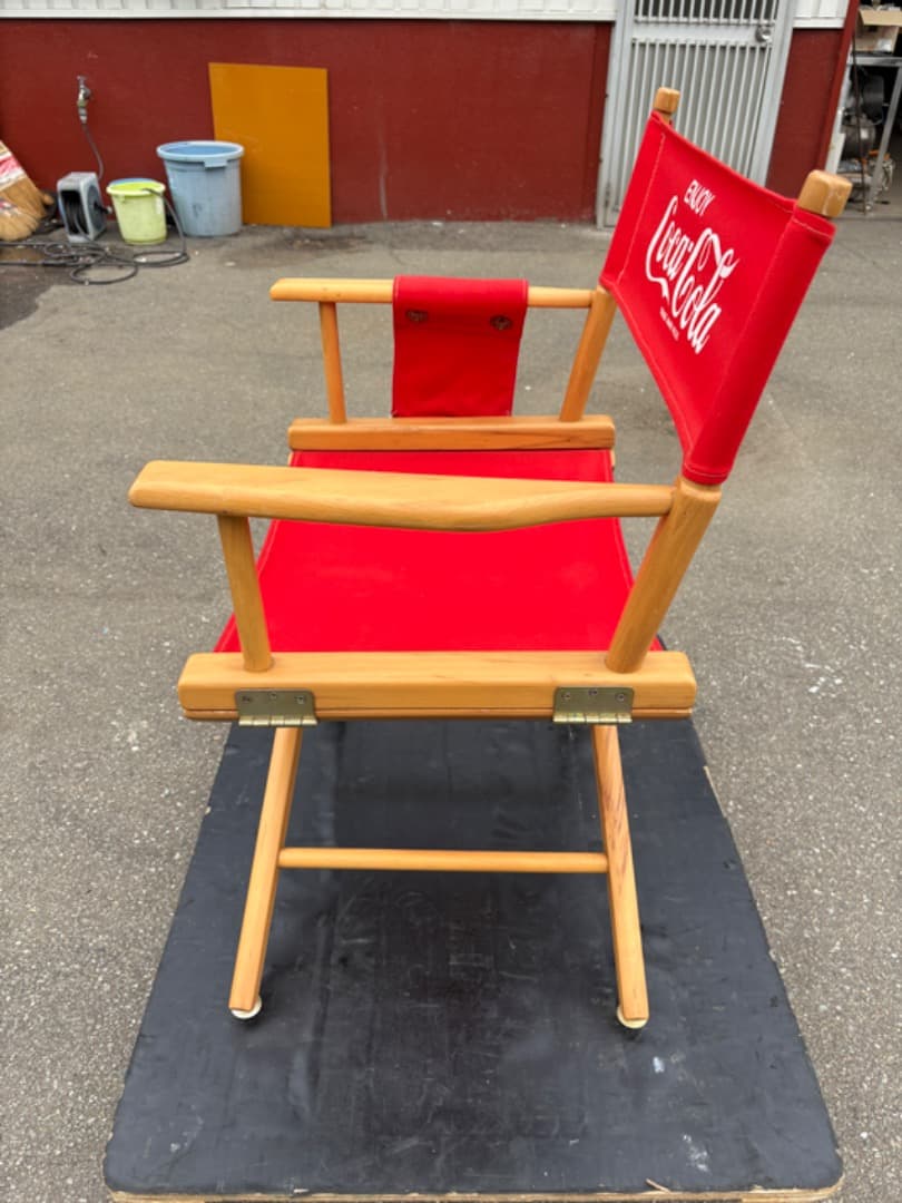 コカ・コーラ　折りたたみ椅子　ディレクターチェアー　ヴィンテージ　レトロ　896
