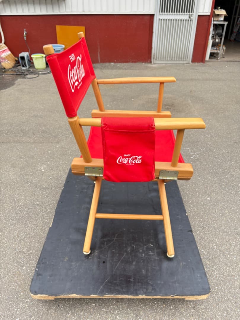 コカ・コーラ　折りたたみ椅子　ディレクターチェアー　ヴィンテージ　レトロ　896