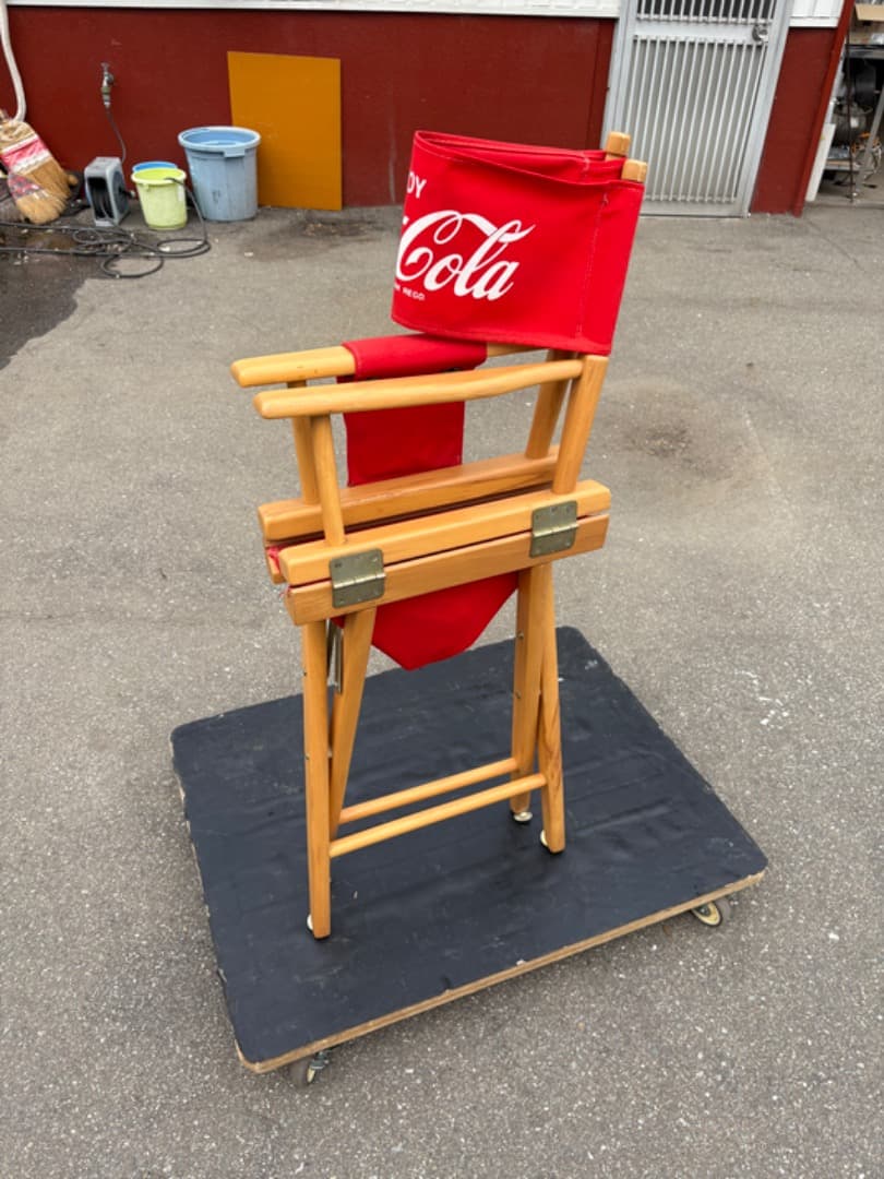 コカ・コーラ　折りたたみ椅子　ディレクターチェアー　ヴィンテージ　レトロ　896