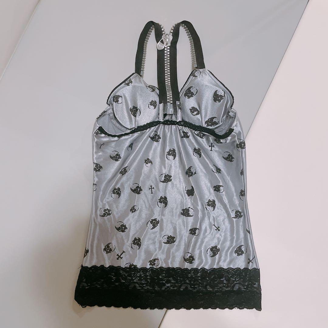 【tutuHA】平成 ギャル キャミ スカル【値下げ中】