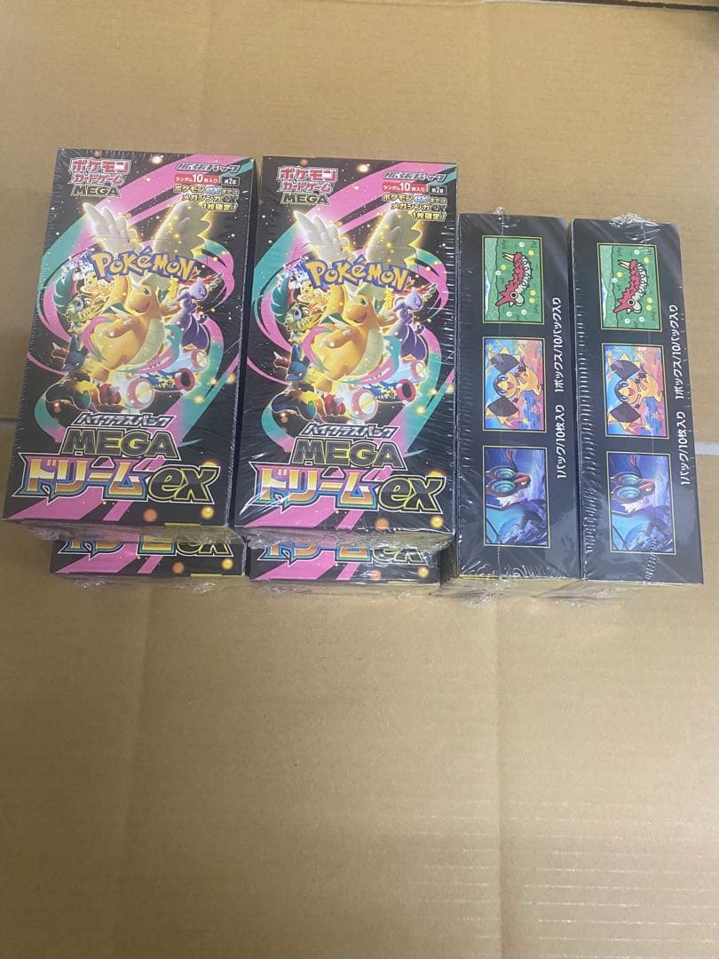 最安値！ポケモンカード MEGAドリームex 6box シュリンク付