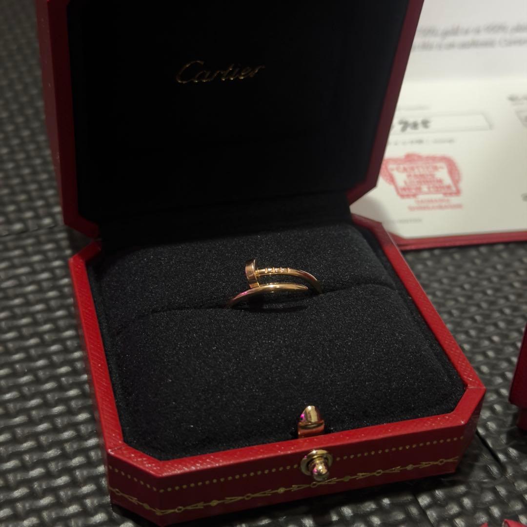 カルティエ　ジュスト アン クル リング　ピンクゴールド 53