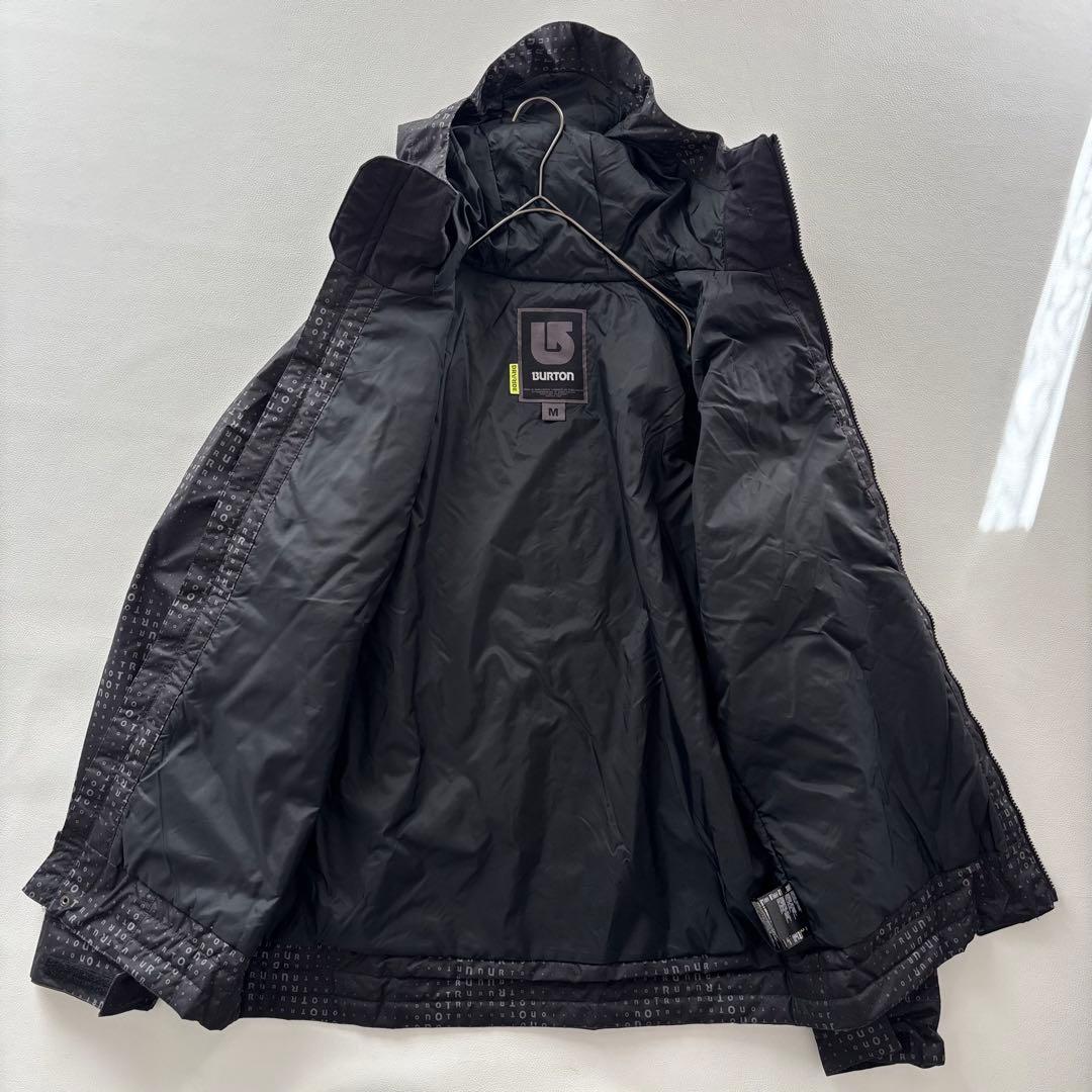 02420 バートン　メンズ　ブラック　上下セット　M