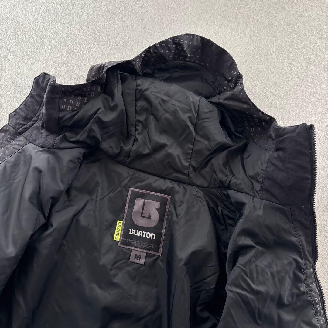 02420 バートン　メンズ　ブラック　上下セット　M