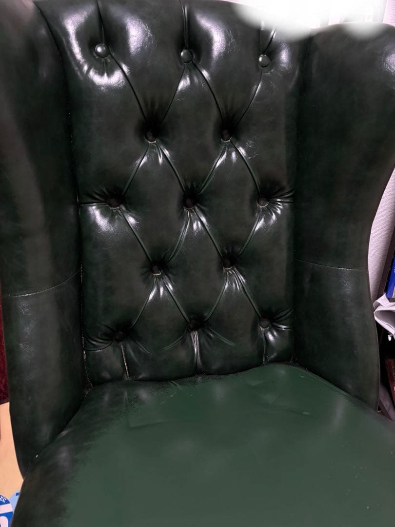 ヴィンセントチェア　ダークグリーン