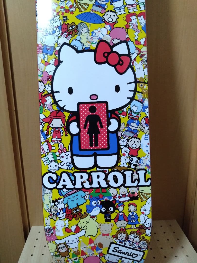ガールスケートボード✕サンリオ コラボ スケートボードデッキ