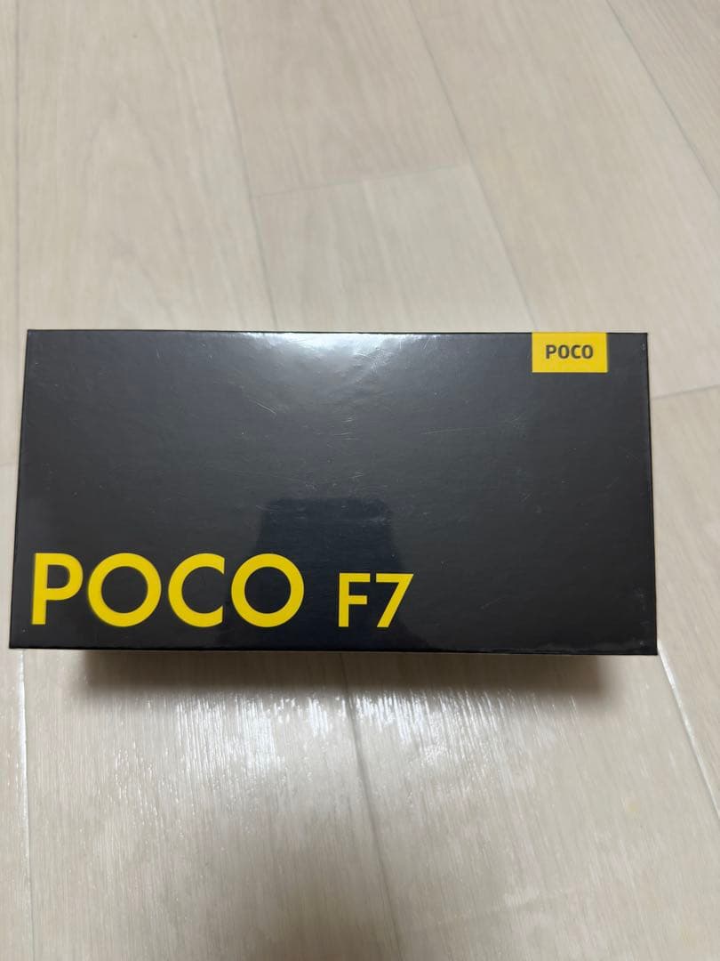 未開封　POCO F7 ホワイト 12GB RAM 256GB ROM