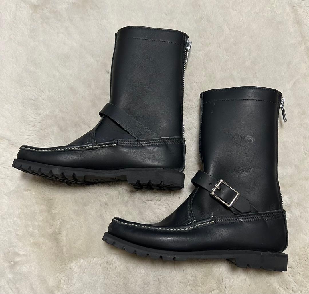 RUSSELL MOCCASIN/ロングブーツ/ZEPHYR/size5.5/黒