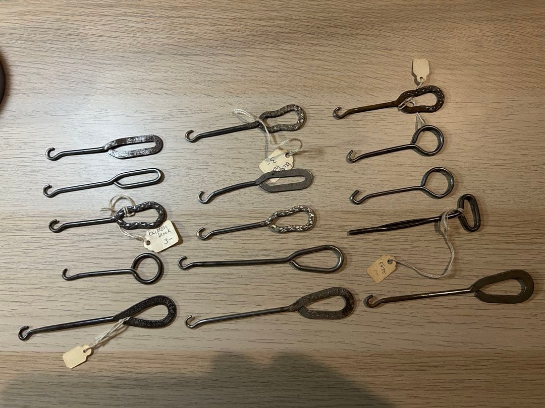 ビンテージ シューホーン 61本+ ボタンフック 15本　まとめ売り