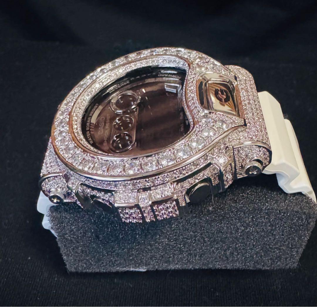 G-SHOCK ダイヤモンド デコレーション ギラギラ ホワイト 白 値下げ