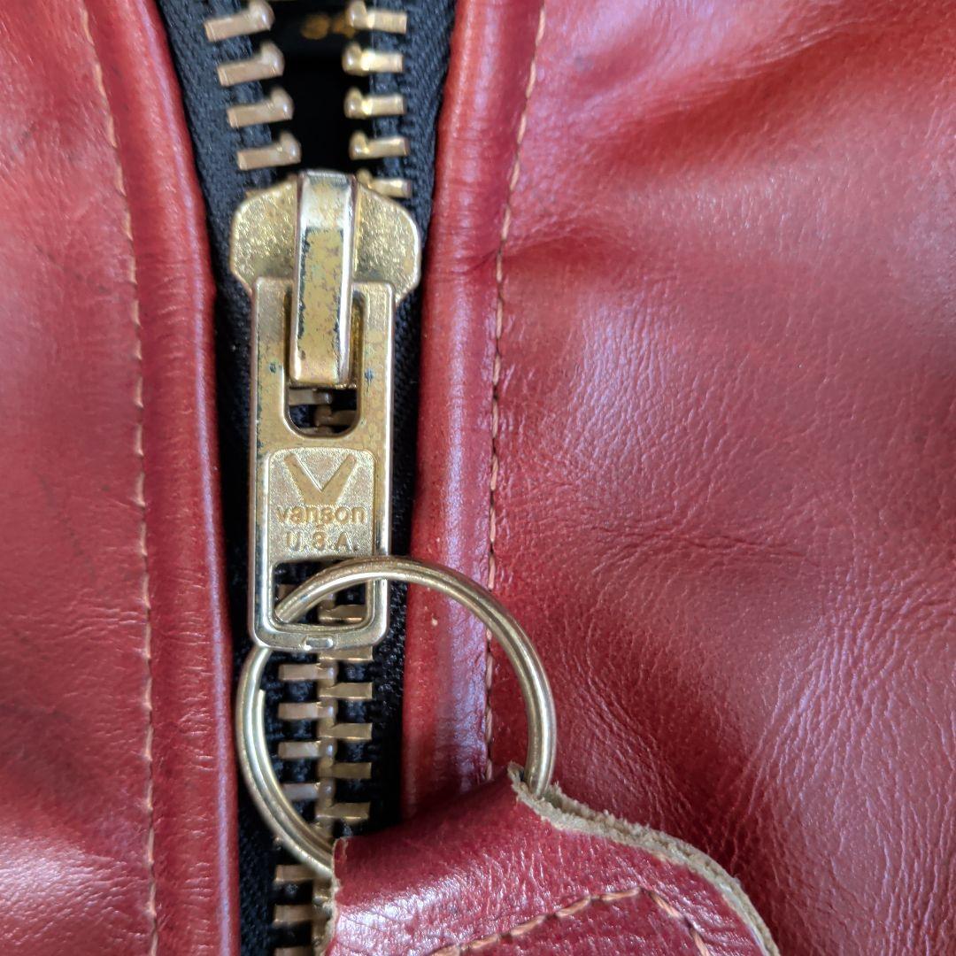 Vanson エンフィールド レザー ジャケット 34オクタゴン