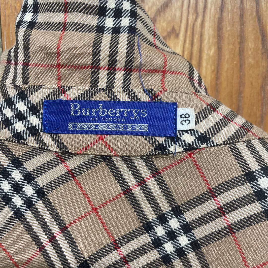 BURBERRY バーバリー　ミニワンピース　ワンピース　長袖シャツ　 M