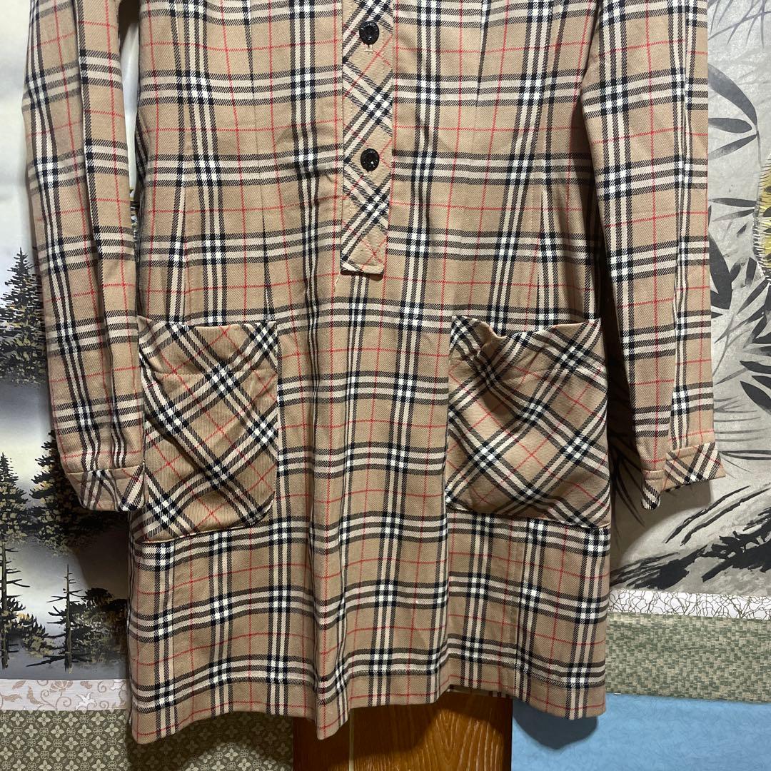 BURBERRY バーバリー　ミニワンピース　ワンピース　長袖シャツ　 M