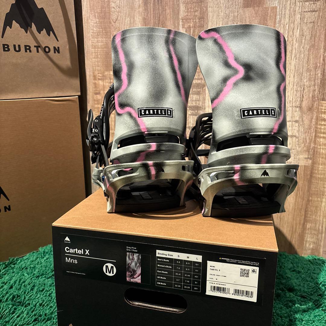 極美品 バートン BURTON CARTEL X Grey Pink