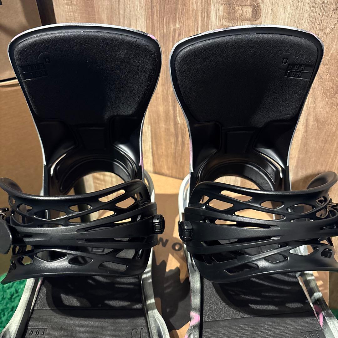 極美品 バートン BURTON CARTEL X Grey Pink