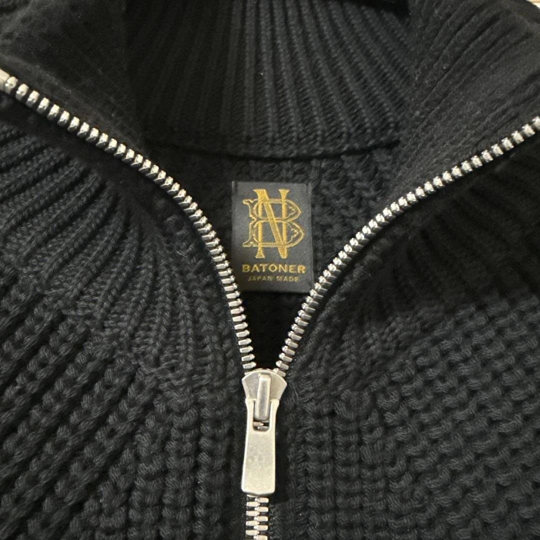 BATONER（バトナー）ドライバーズニット（ブラック／サイズ4）