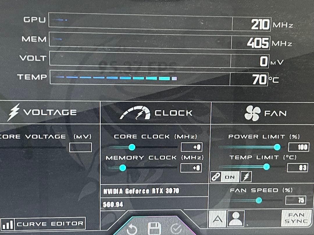 iCHILL RTX 3070 8GB グラフィックボード