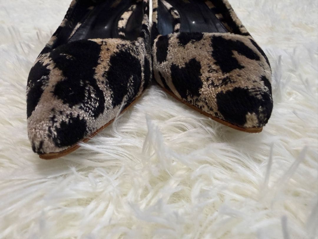 PIPPICHIC ピッピシック レオパードCHRISTELパンプス 37ハーフ