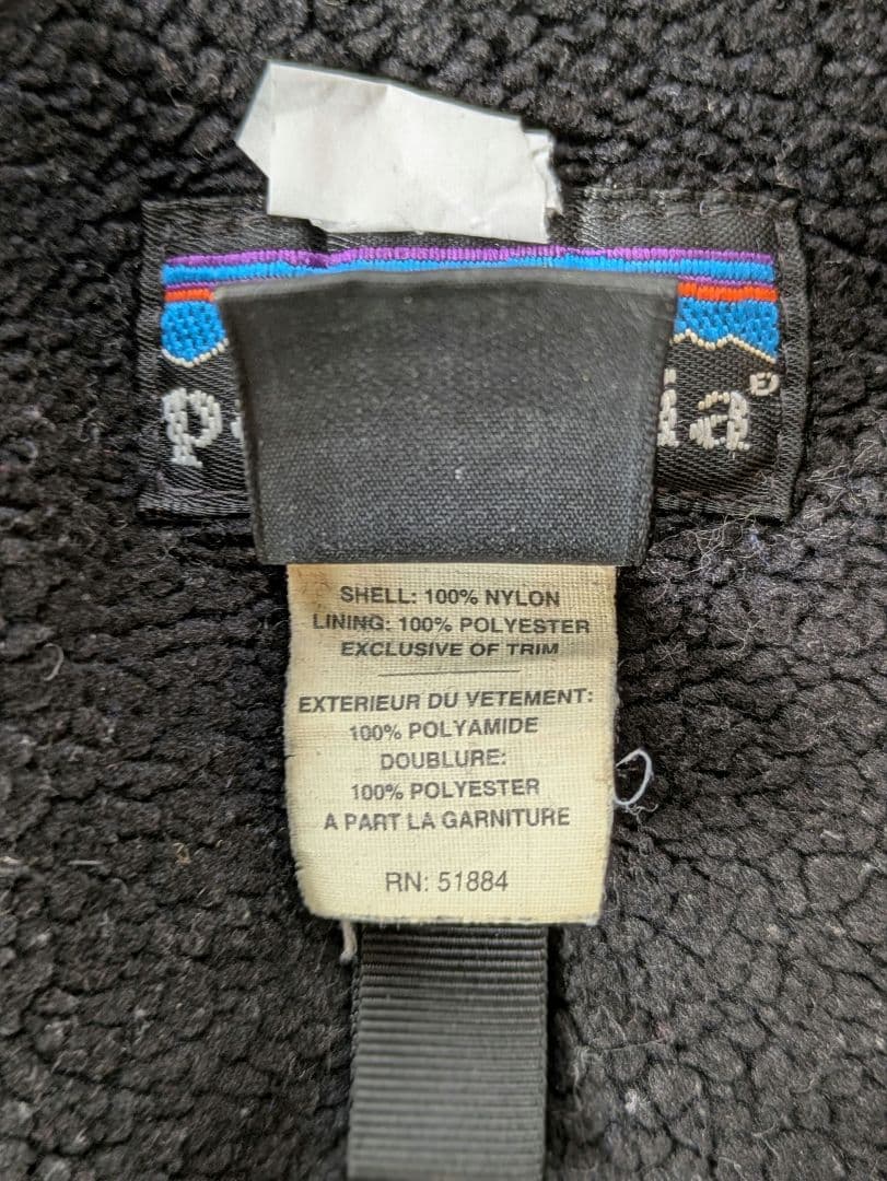 パタゴニア　シェルドシンチラ　黒　M