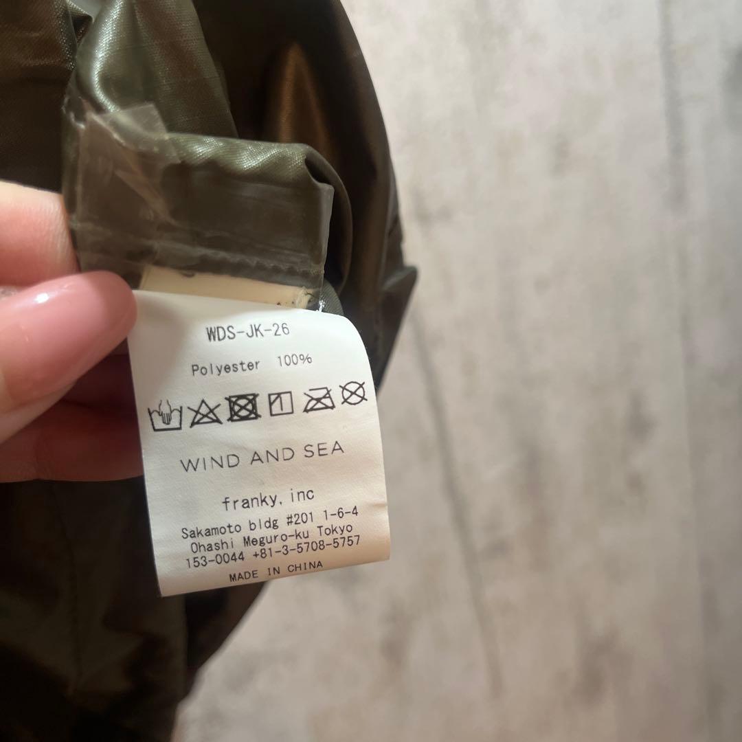 MRU2 サマご依頼❗️WINDANDSEA フード付き撥水ナイロンジャケット