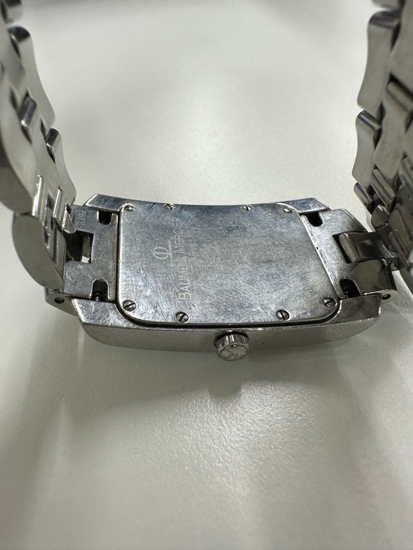 Baume&Mercier シルバー クォーツ 時計【ジャンク】