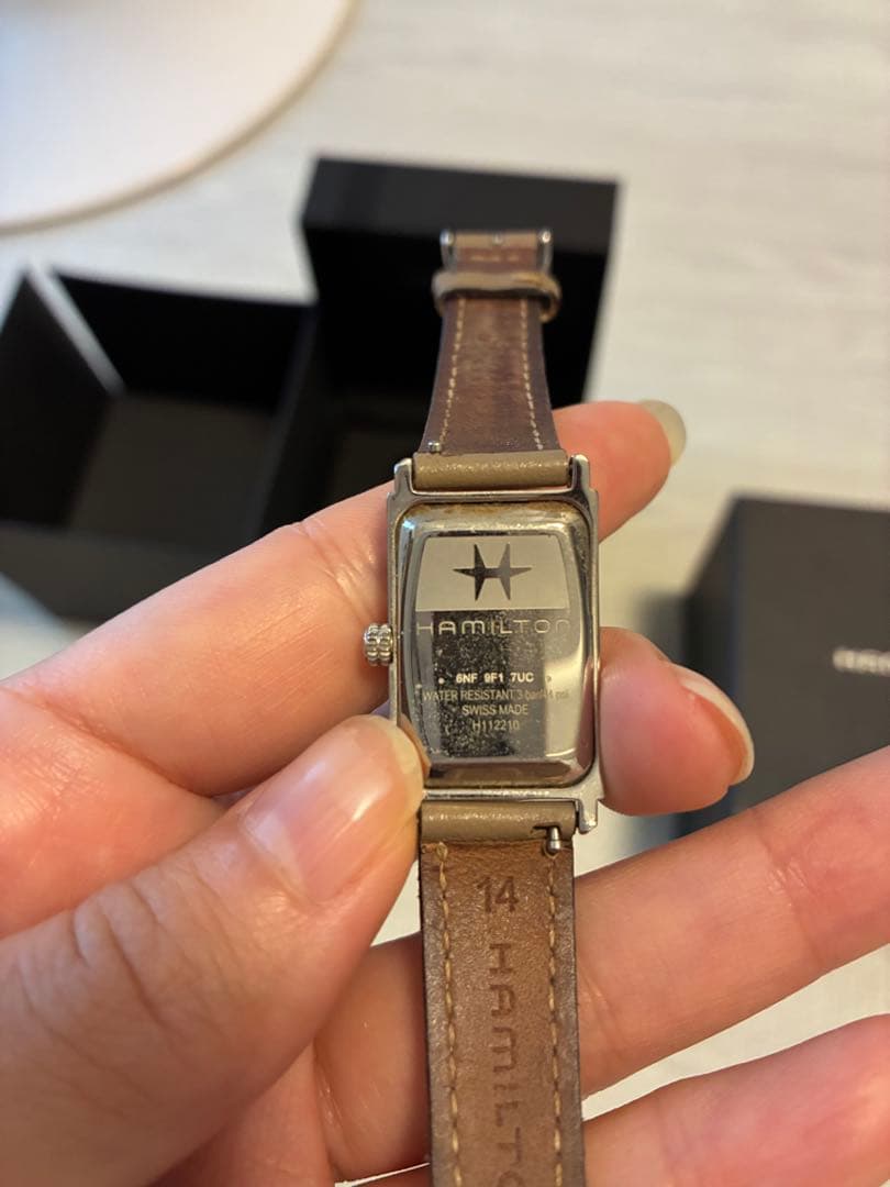 Hamilton レディース 時計 シルバー ベージュ