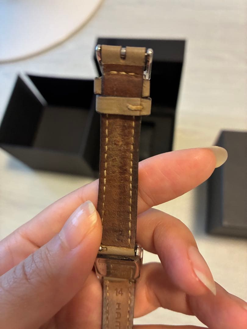 Hamilton レディース 時計 シルバー ベージュ