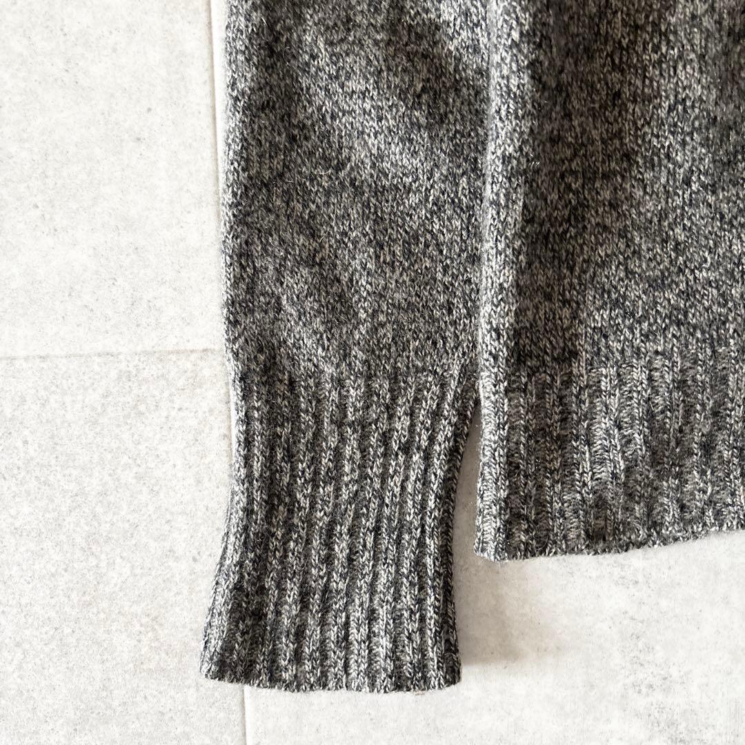 極美品✨️マーガレットハウエル タートルネックニット 2 M グレー カシミヤ