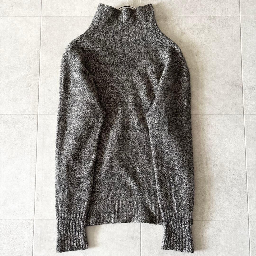 極美品✨️マーガレットハウエル タートルネックニット 2 M グレー カシミヤ