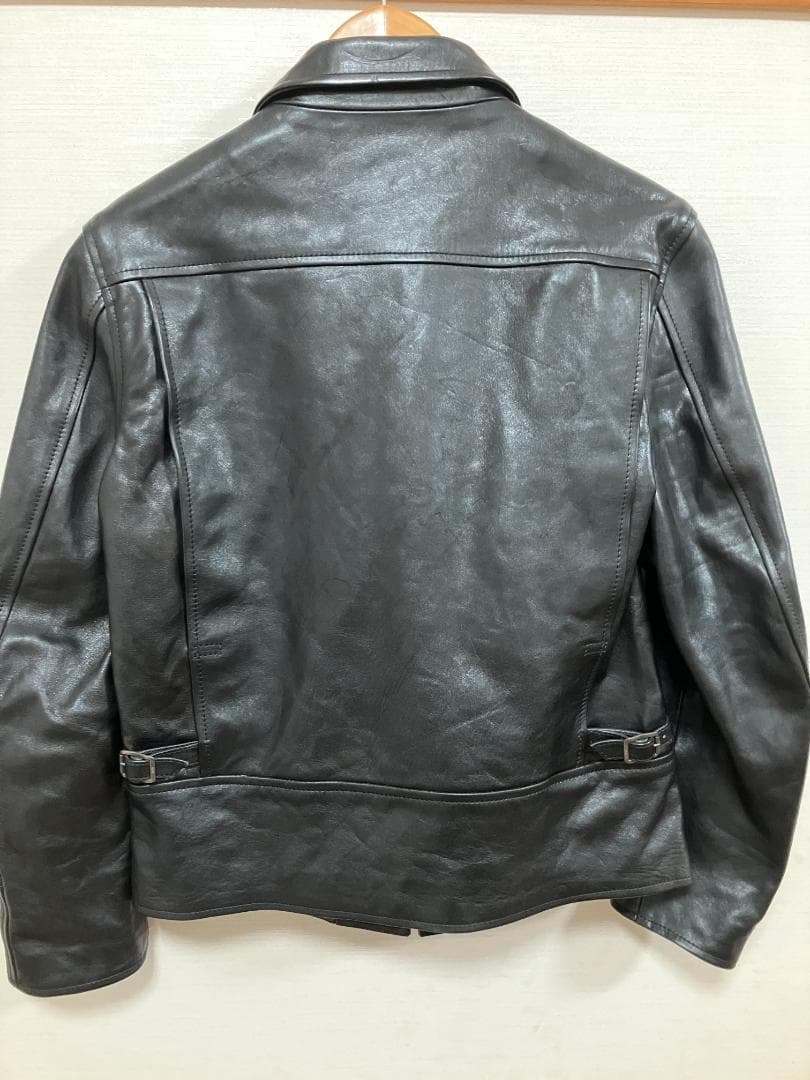 MOTOR ホースレザー スポーツジャケット　L ブラックモト　モーター
