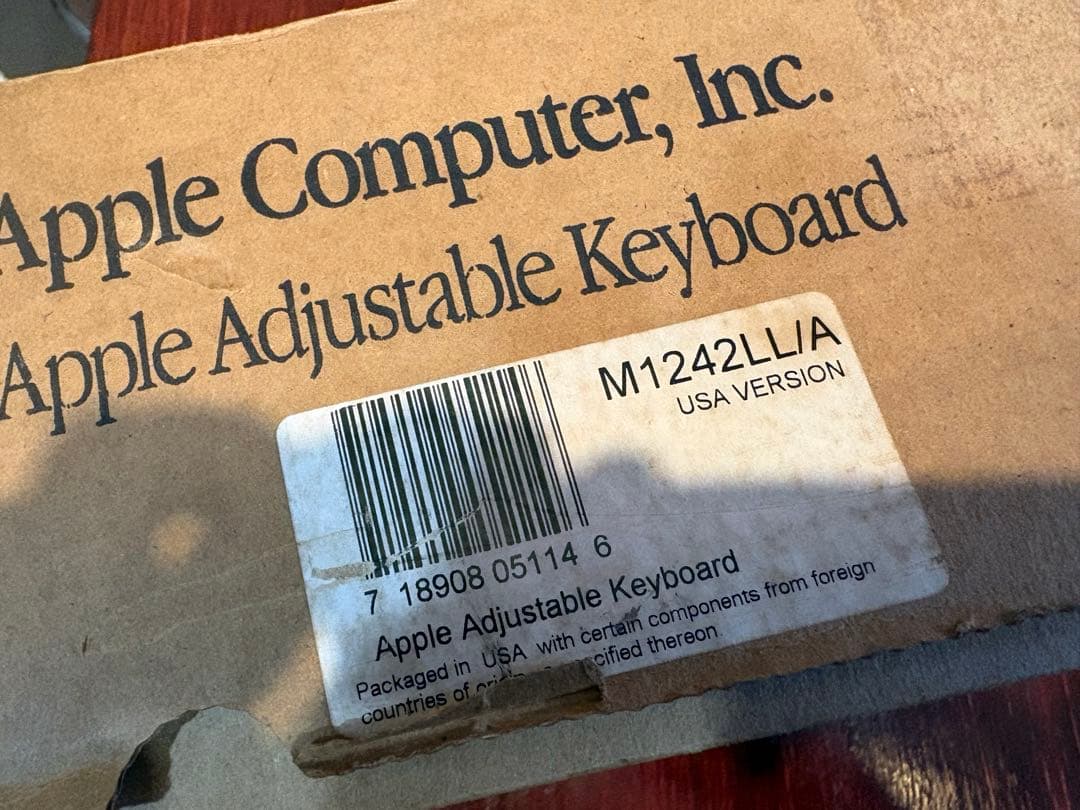 希少 Apple Adjustable Keyboard 英字配列