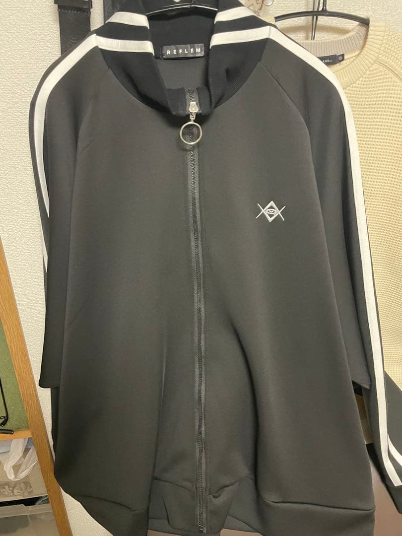 REFLEMレフレム オーバーサイズジャージ ストライプ