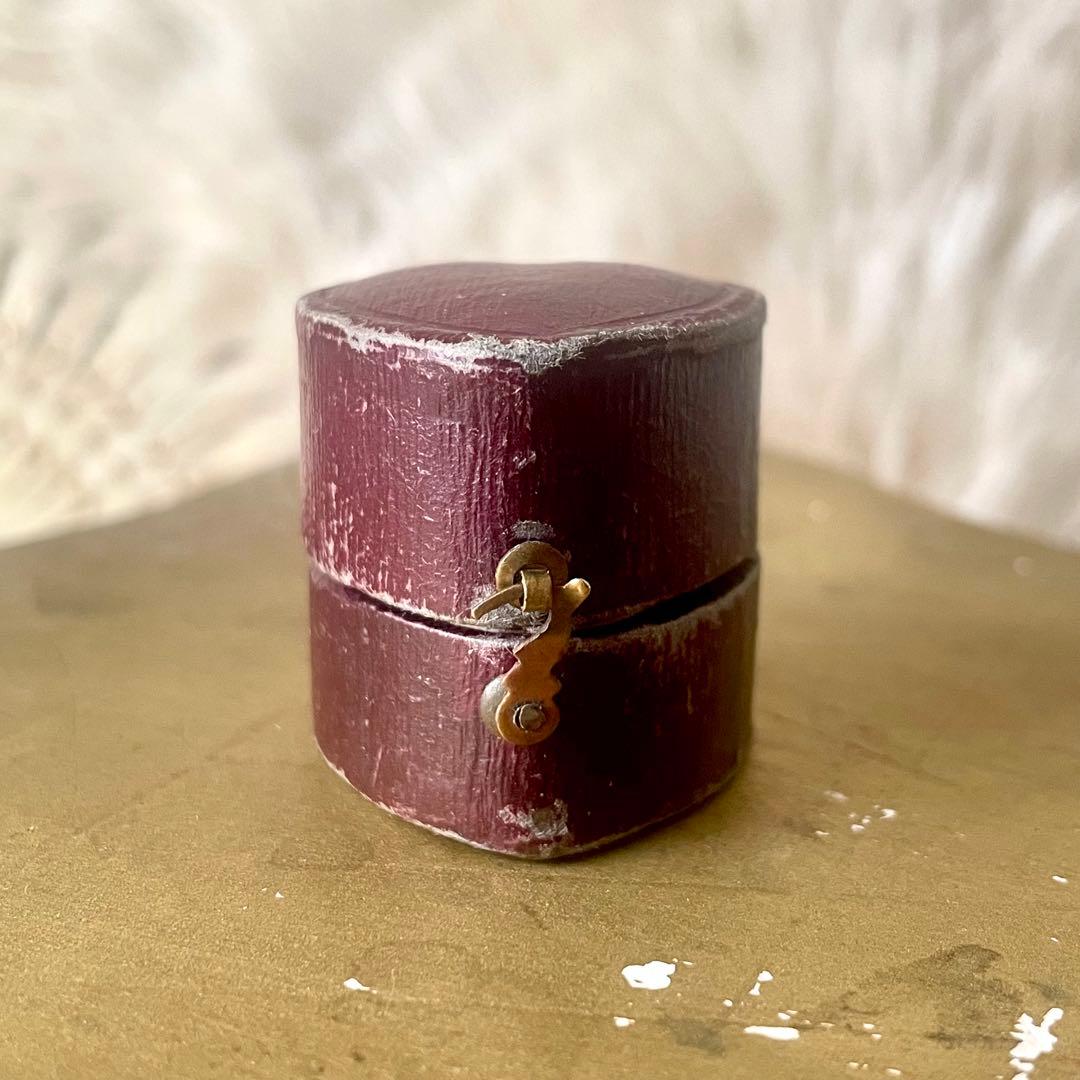 ハート型リング用ジュエリーボックス　アクセサリーケース　指輪フランスアンティーク