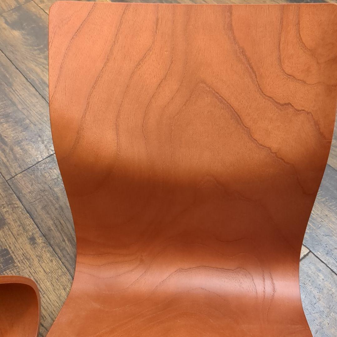 【新品未使用】 天童木工 座椅子 2脚 TENDO 曲木 伝統工芸 木製