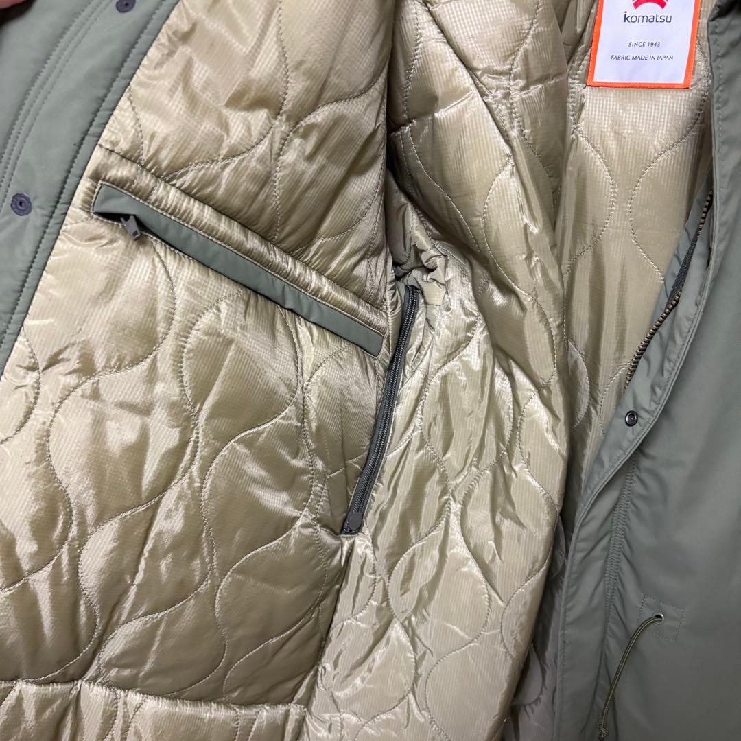 ビームス BEAMS PLUS 小松マテーレ / M-65 モッズ ダウンコート