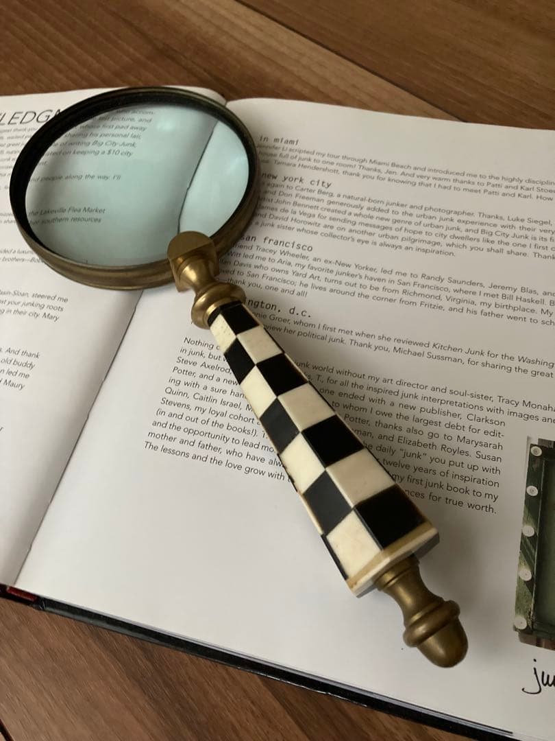 アンティーク虫眼鏡　ルーペ