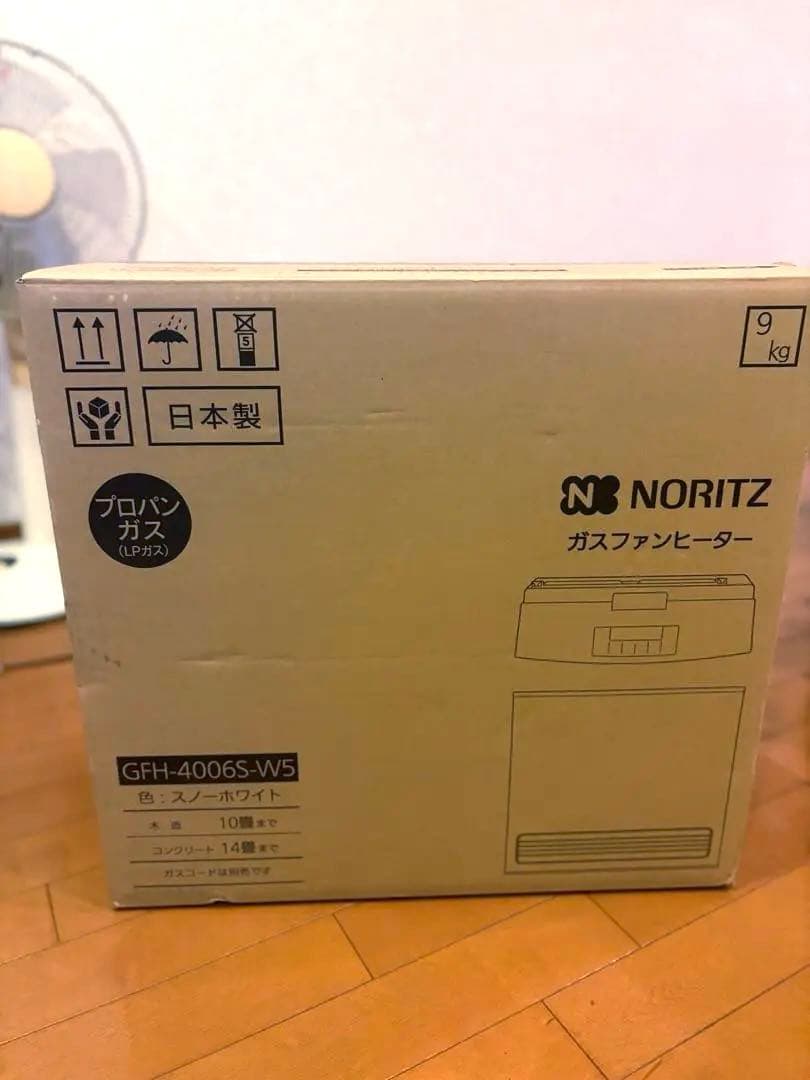 【未開封★新品】NORITZ ガスファンヒーター GFH-4006S-W5