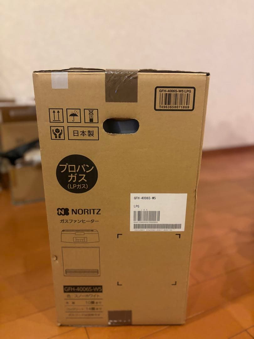 【未開封★新品】NORITZ ガスファンヒーター GFH-4006S-W5