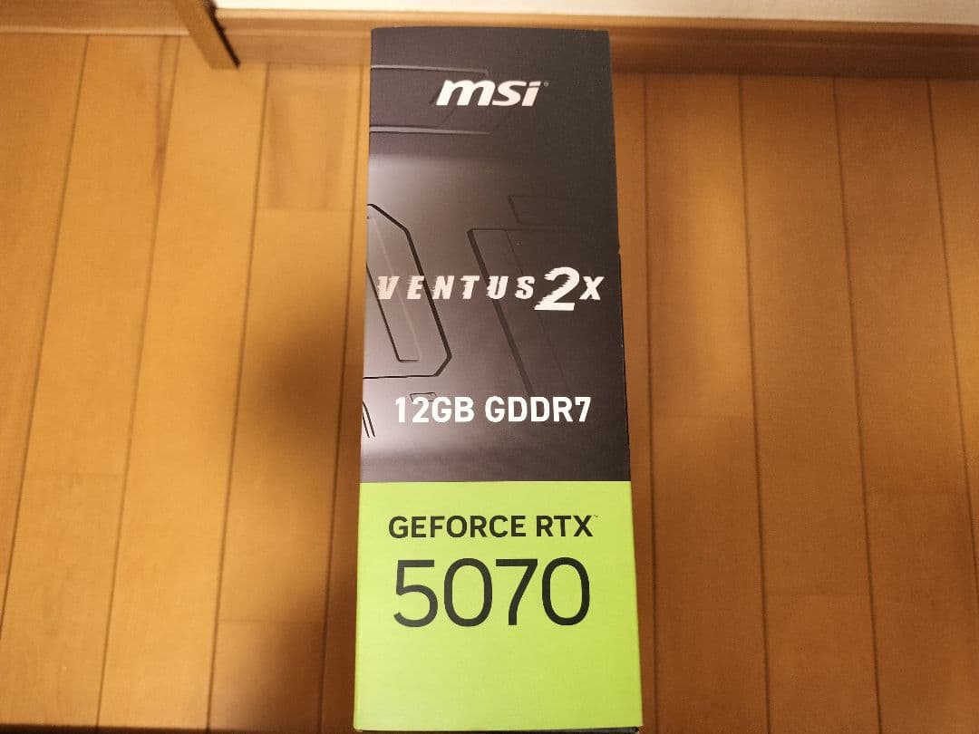 グラフィックボード・グラボ・ビデオカード GeForce RTX 5070 12G VENTUS 2X OC PCIExp