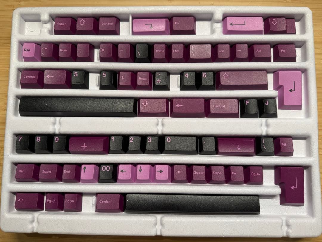 キーボード GMK Black Lotus Base+Novelties